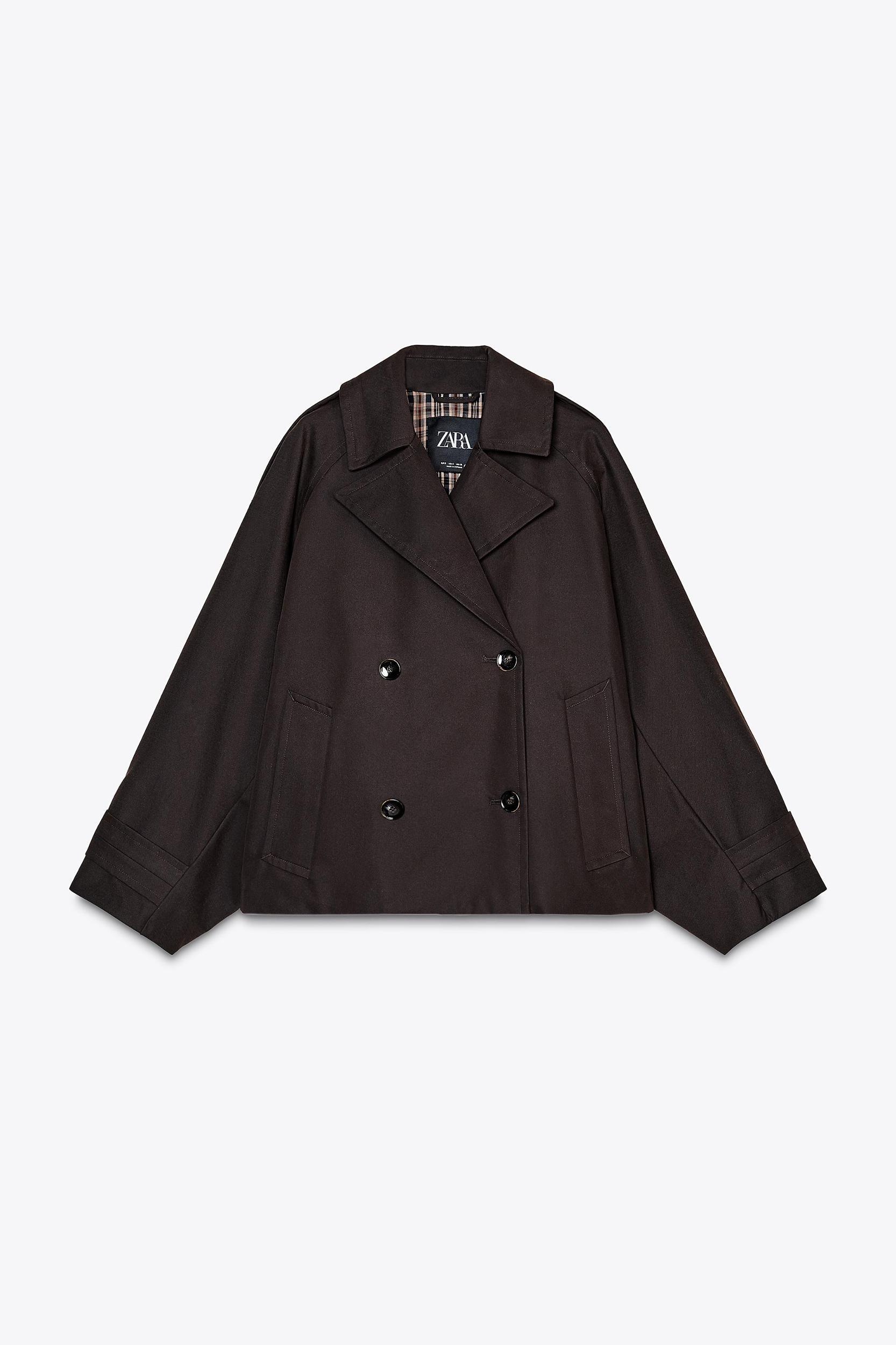 ZW COLLECTION SHORT TRENCH COAT Product Image