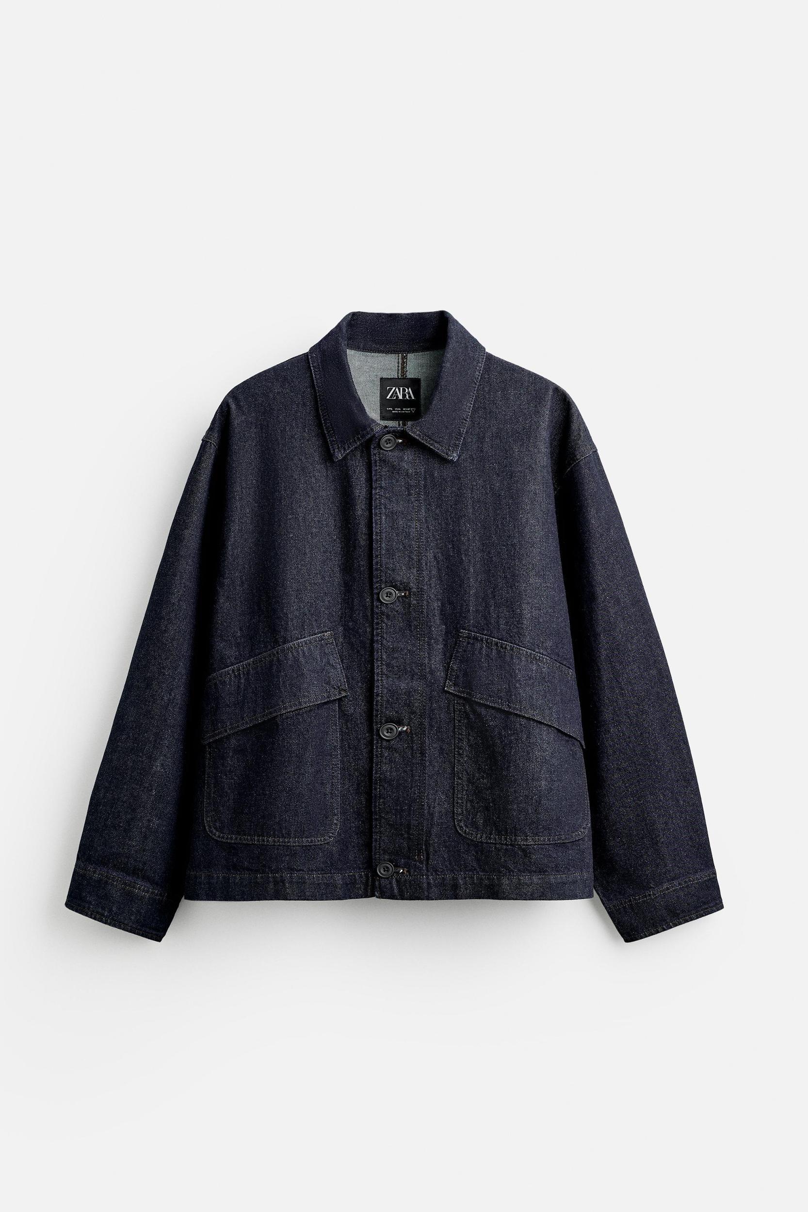 BOXY FIT DENIM JACKET Product Image