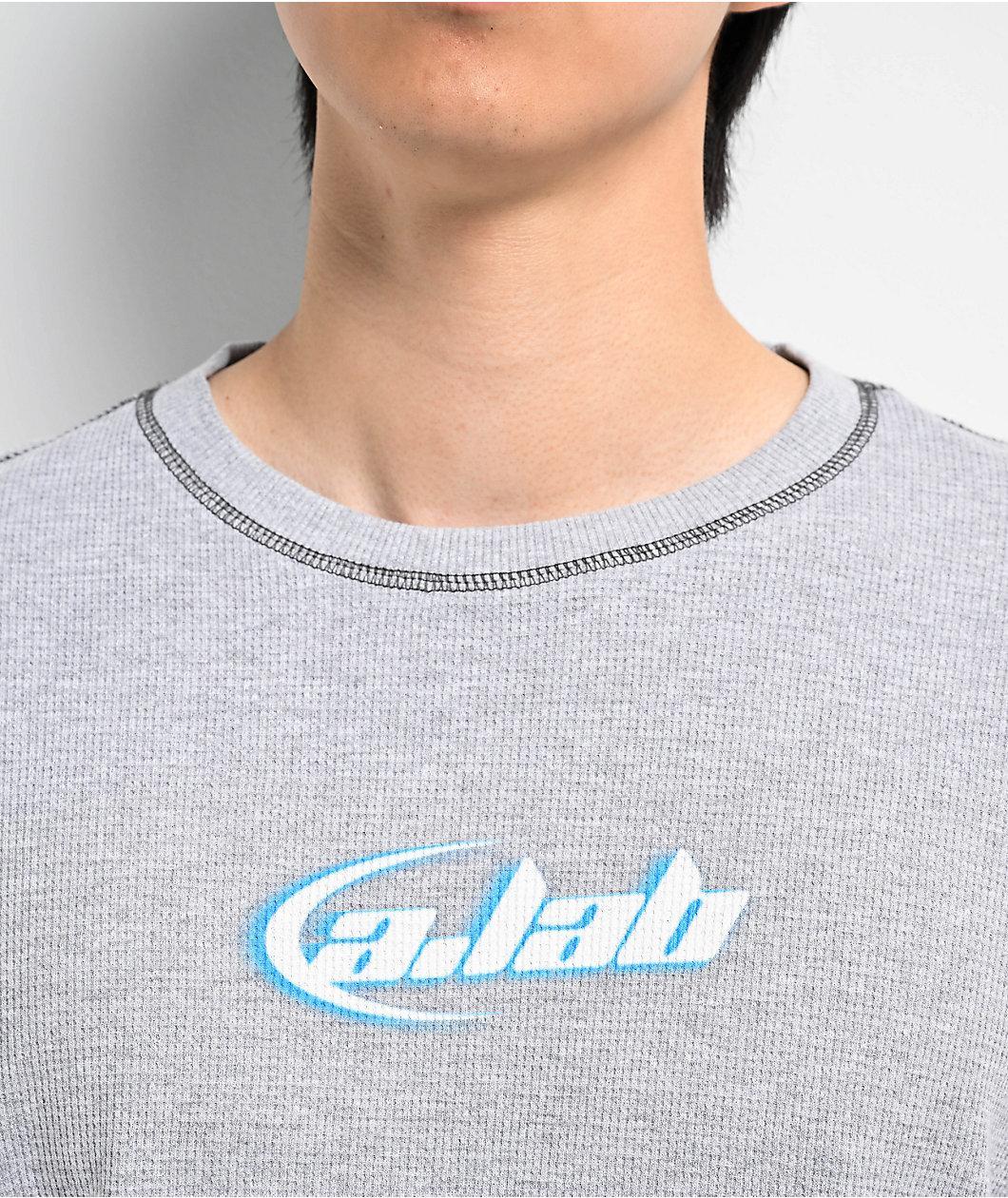A.LAB Saturn Grey Thermal Long Sleeve T-Shirt Product Image