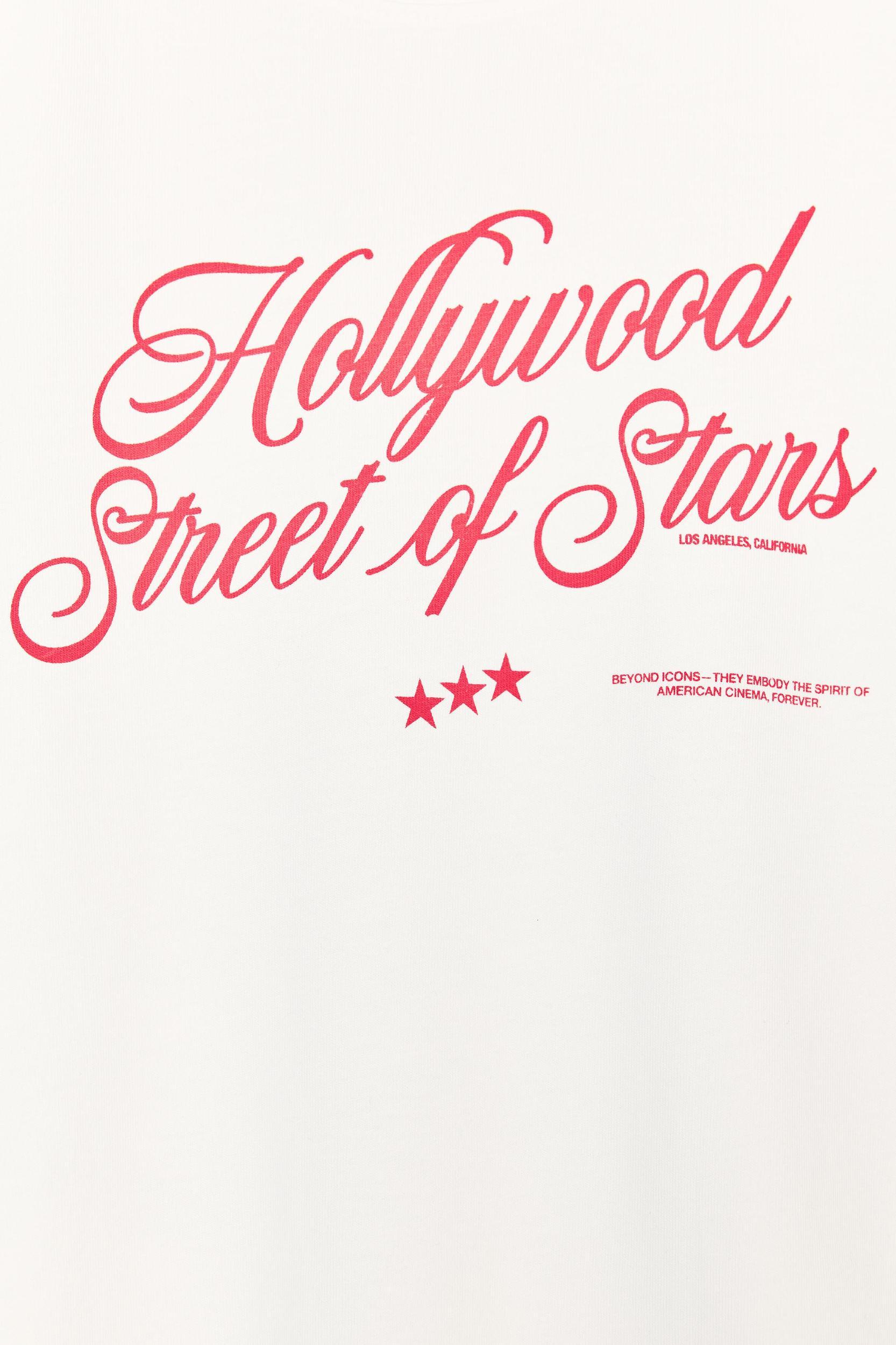 HOLLYWOOD PRINT T-SHIRT Product Image