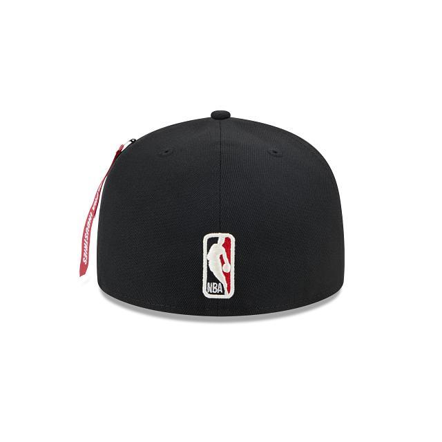 Alpha Industries X Chicago Bulls Dual Logo 59FIFTY Fitted Hat Male Product Image
