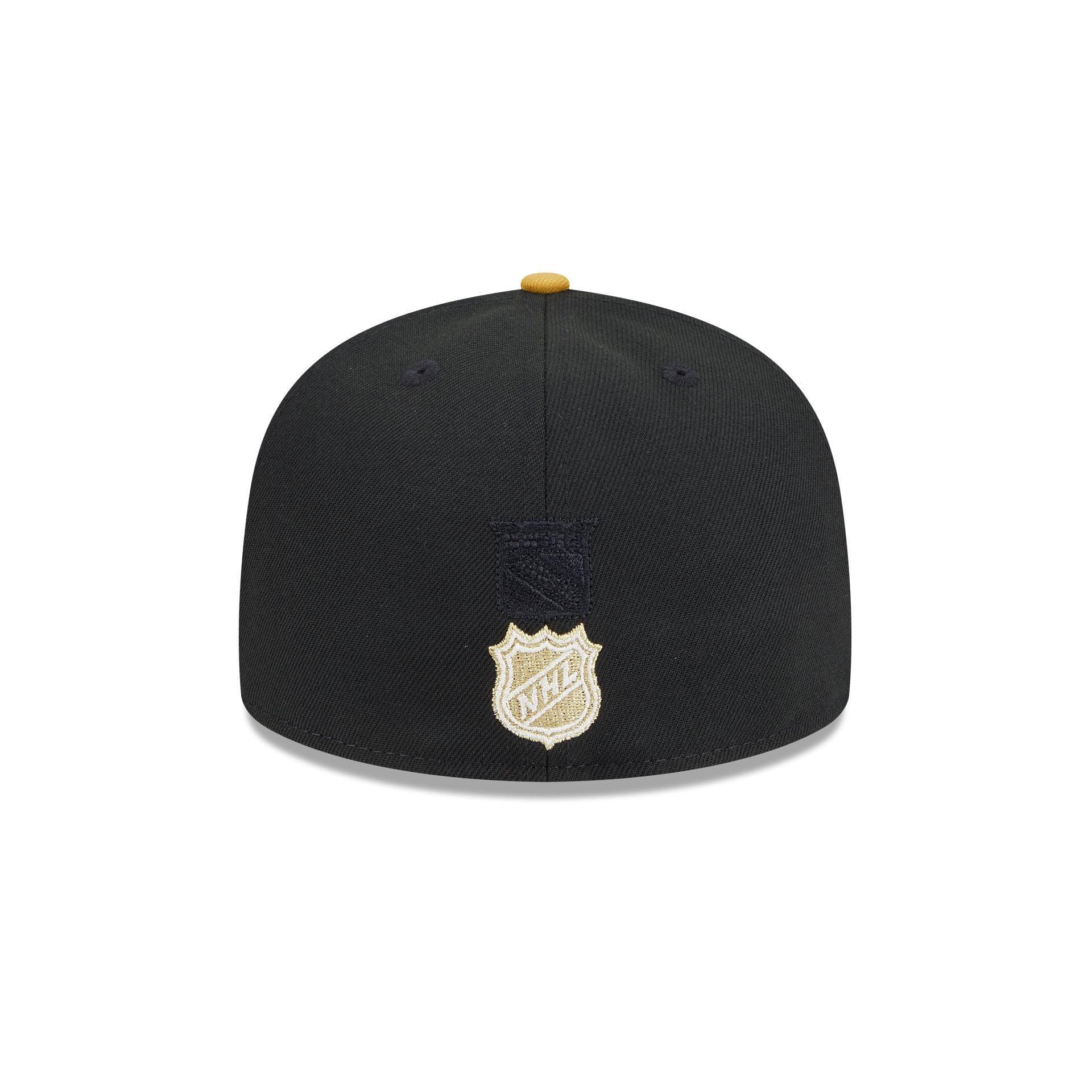 New York Rangers Metallic Gold Logo 59FIFTY Fitted Hat Male Product Image