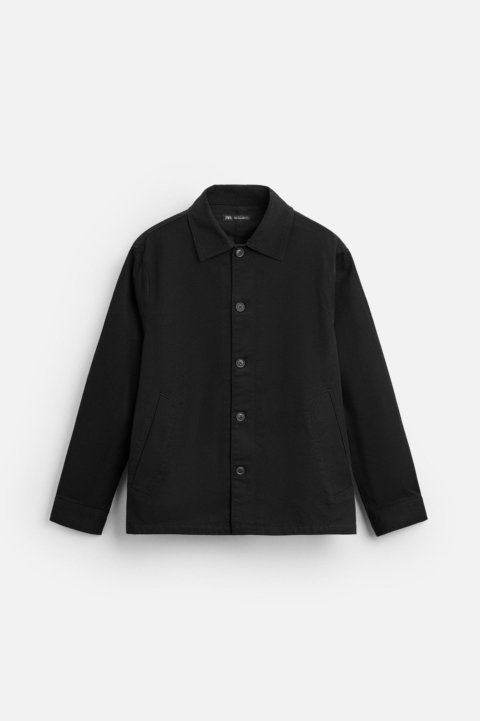 TEXTURED WEAVE OVERSHIRT Product Image