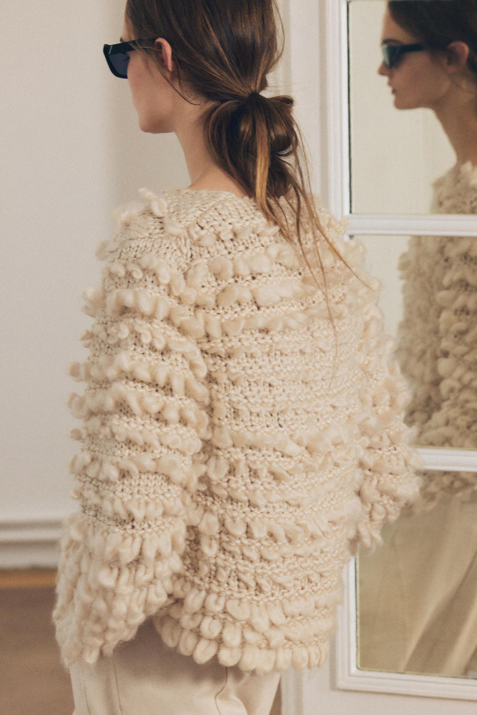 STRUCTURED KNIT CARDIGAN Product Image
