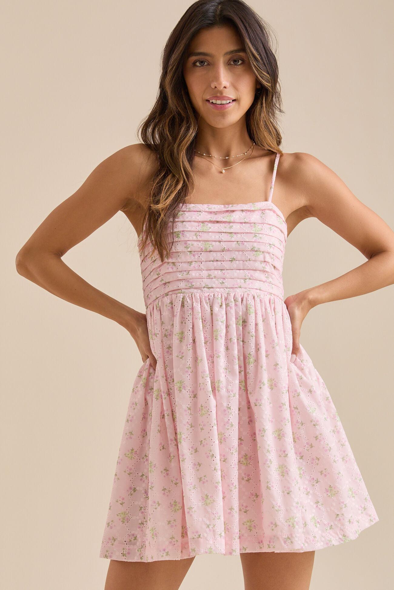 Millie Floral Mini Dress Product Image