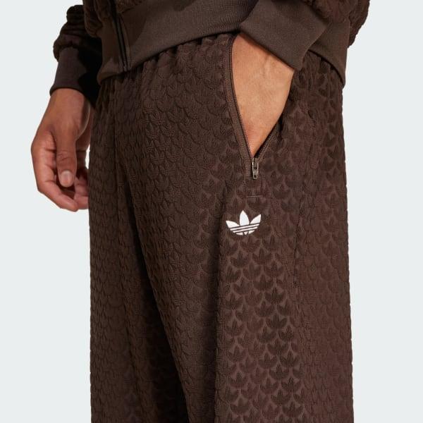 adidas Monogram Track Pants Dark Brown M Mens Product Image