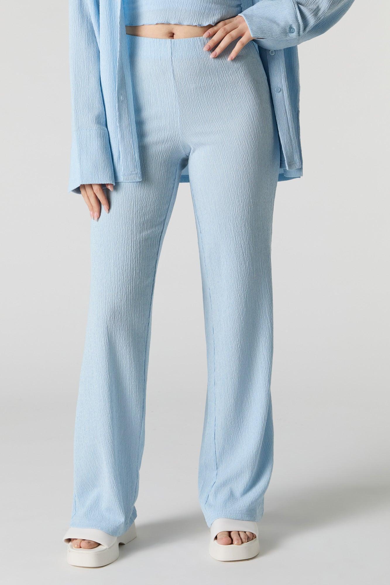 Crinkle Wide Leg Pant Female Product Image
