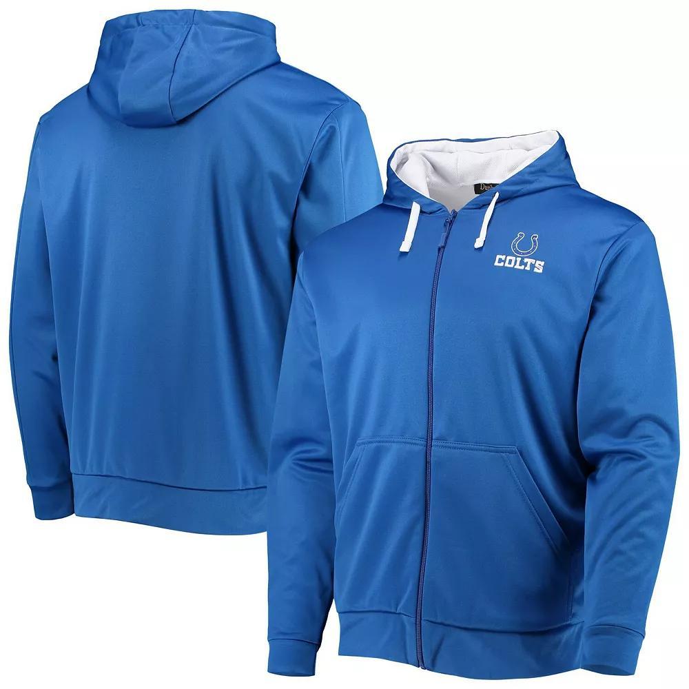Men's Dunbrooke Royal/White Indianapolis Colts Apprentice Full-Zip Hoodie, Size: 3XL, Blue Product Image