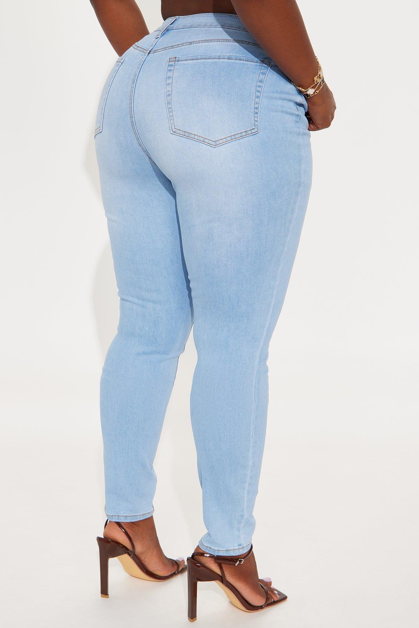 Tall Top Of The Line Stretch Skinny Jeans - Light Wash Product Image