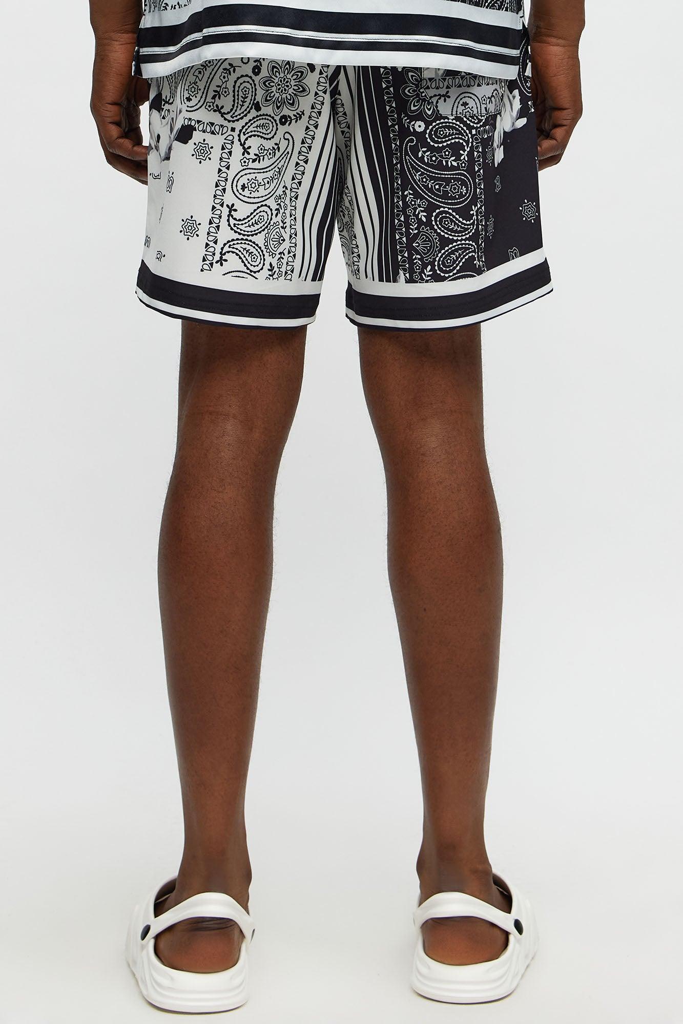 Paisley Drift Swim Classic Trunk - Black/combo Product Image