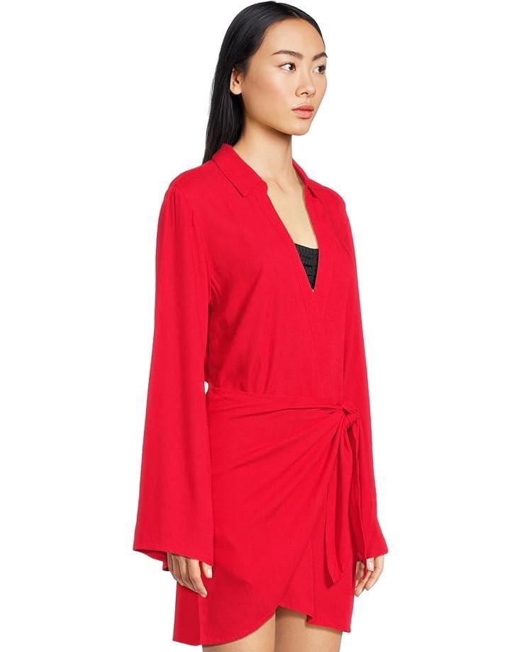 Stamped Lucia Wrap Dress Product Image