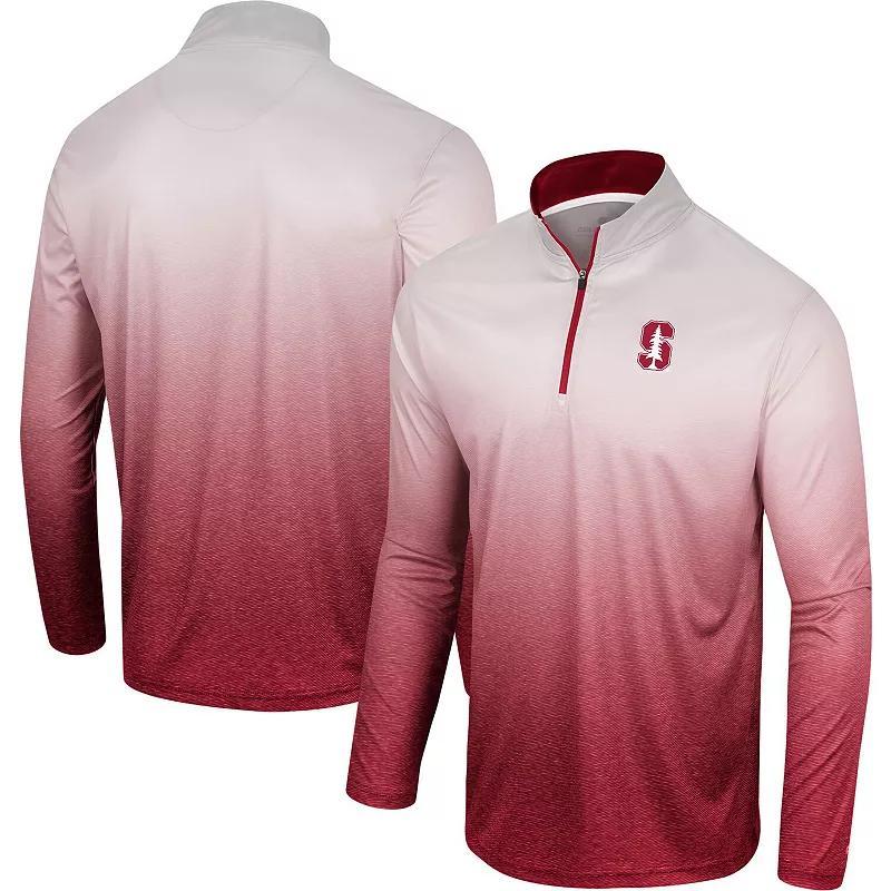 Mens Colosseum /Cardinal Stanford Cardinal Laws of Physics Quarter-Zip Windshirt Product Image