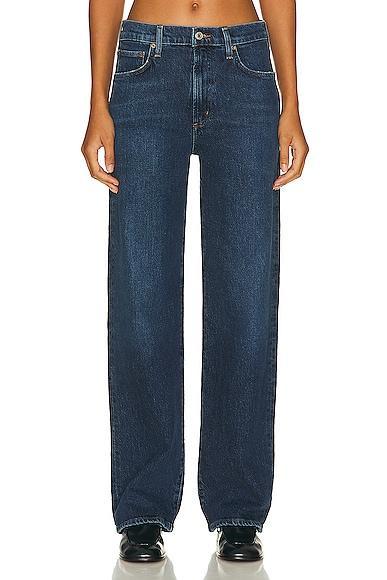 Harper Mid-Rise Wide-Leg Jeans Product Image