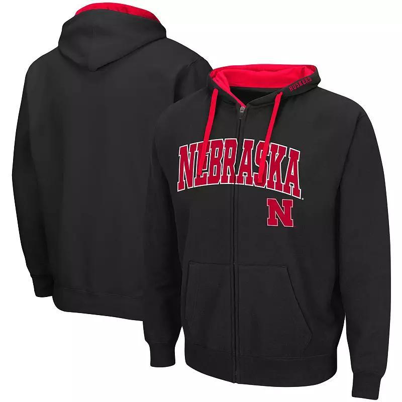 Men's Colosseum Royal Kansas Jayhawks Big & Tall Full-Zip Hoodie, Size: 3XLT, Blue Product Image