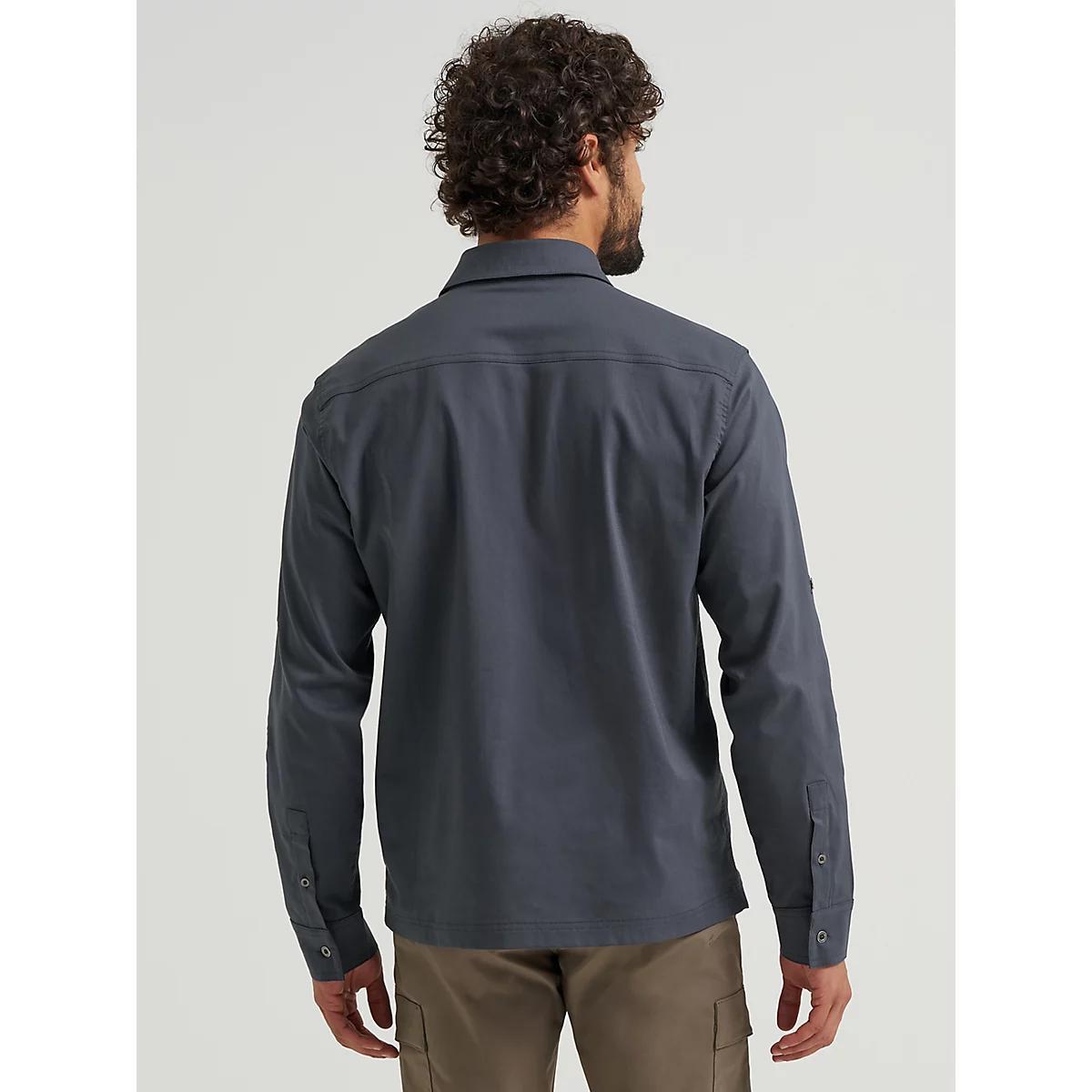 Men's Outdoor Stretch Solid Shirt | Men's SHIRTS | Wrangler® Product Image
