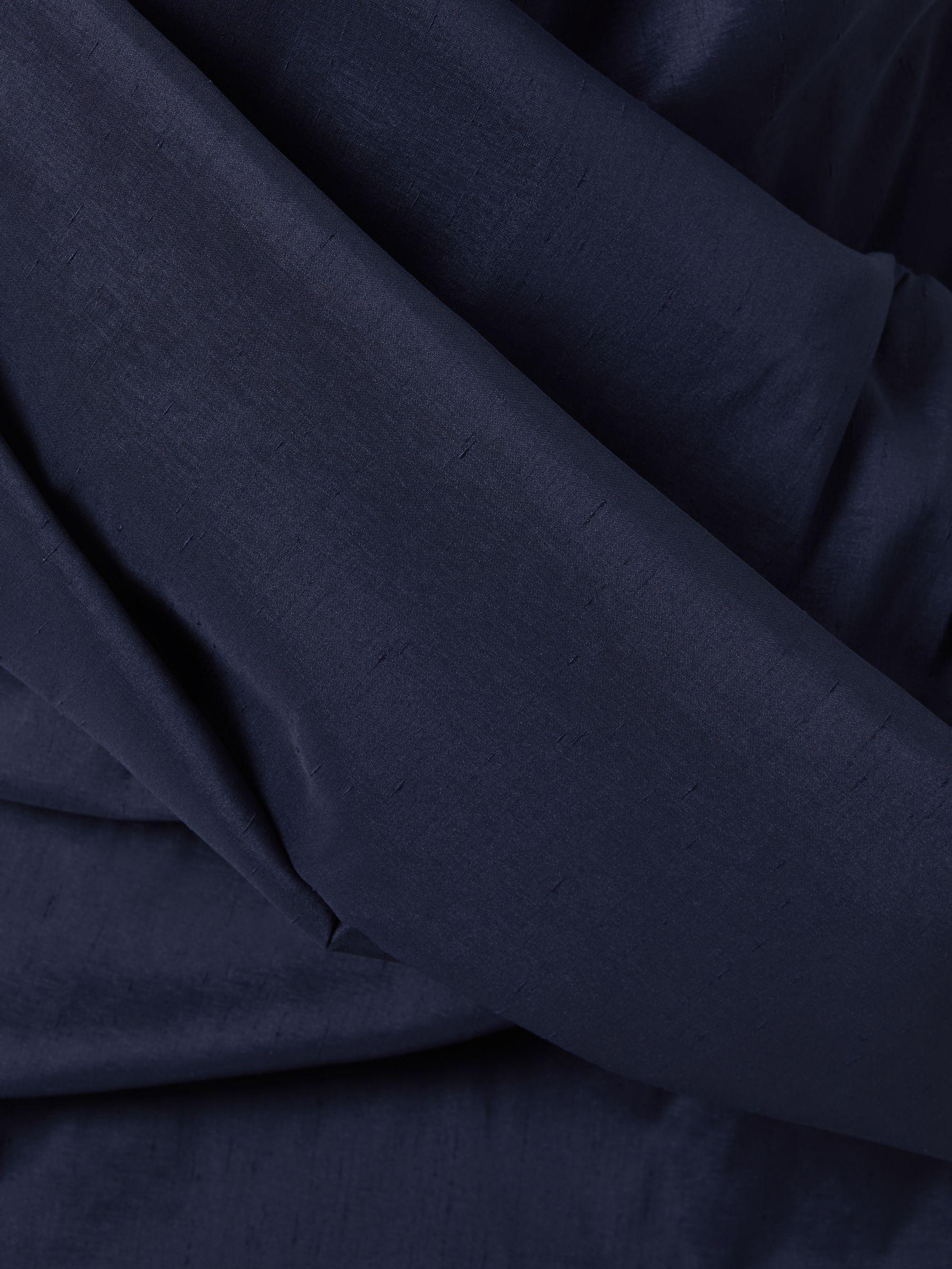 Rachel Gilbert One Sleeve Ruched Maxi Dress in Navy Product Image