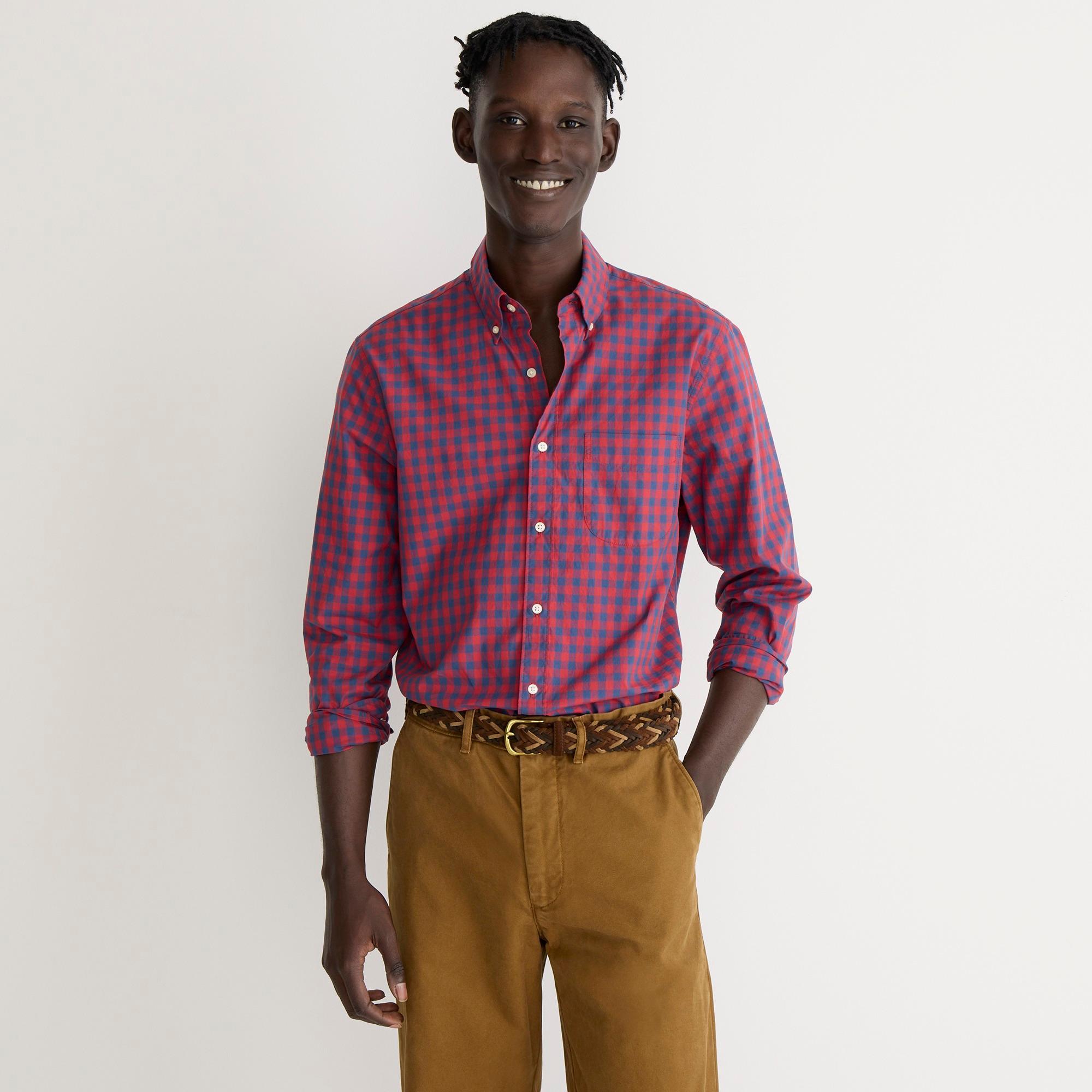 Relaxed Secret Wash cotton poplin shirt Product Image