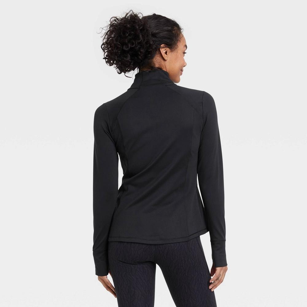 Womens Full Zip Jacket - All In Motion Black L Product Image