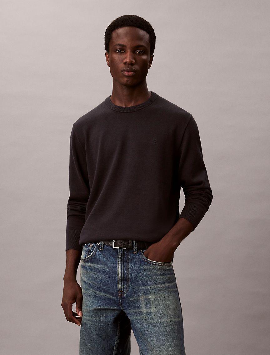 Smooth Cotton Sweater Product Image