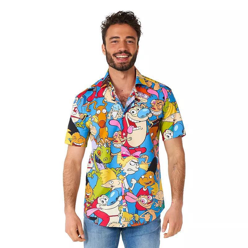 Men's OppoSuits Nickelodeon Cartoons Shirt, Size: XXL, Multi Product Image