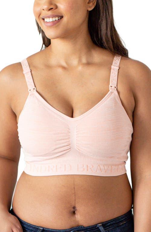 Kindred Bravely Women's Sublime Pumping + Nursing Hands Free Bra - Pink Heather S: Medium Support, Wireless, Adjustable Strap Product Image