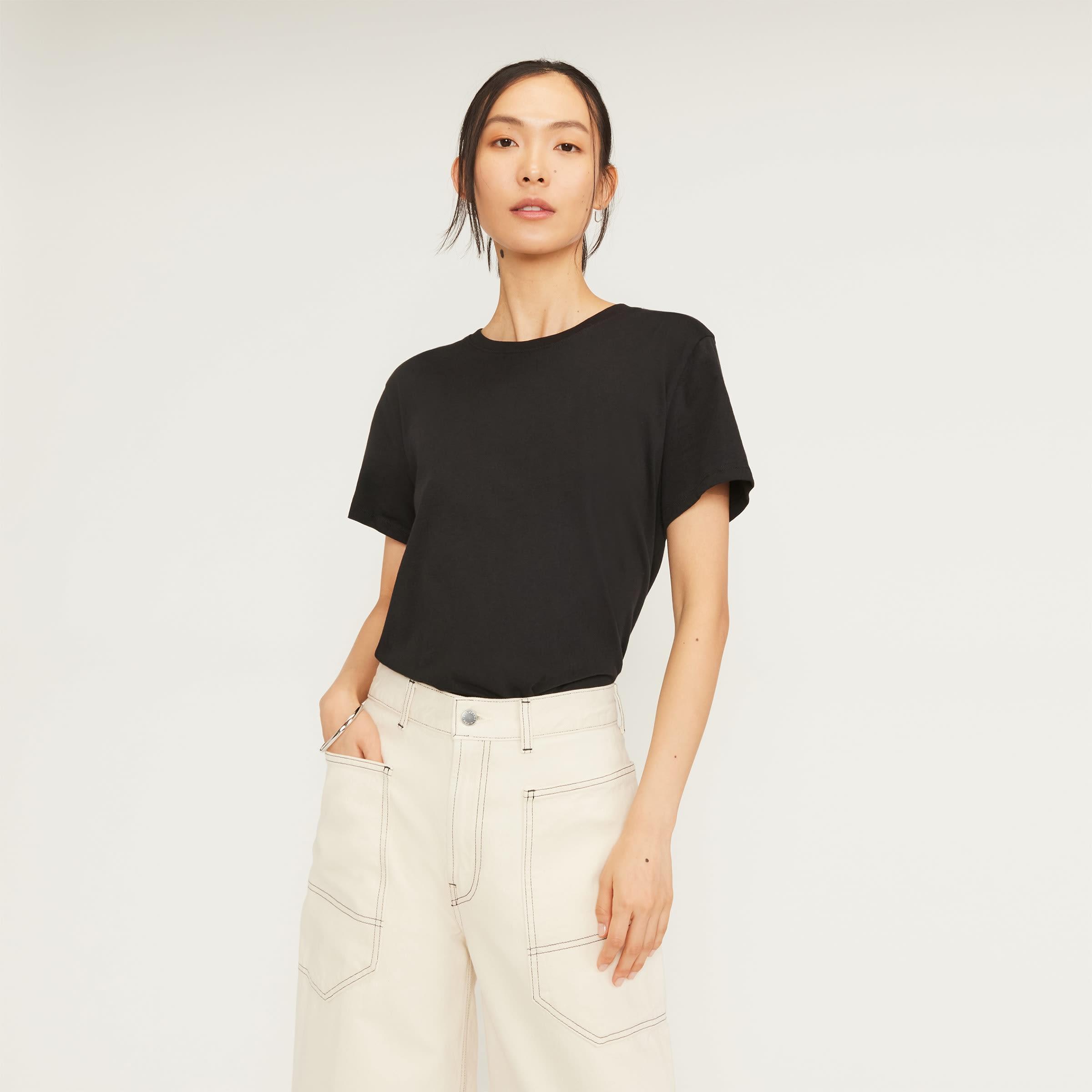 Womens Box-Cut T-Shirt in Essential Cotton by Everlane Product Image