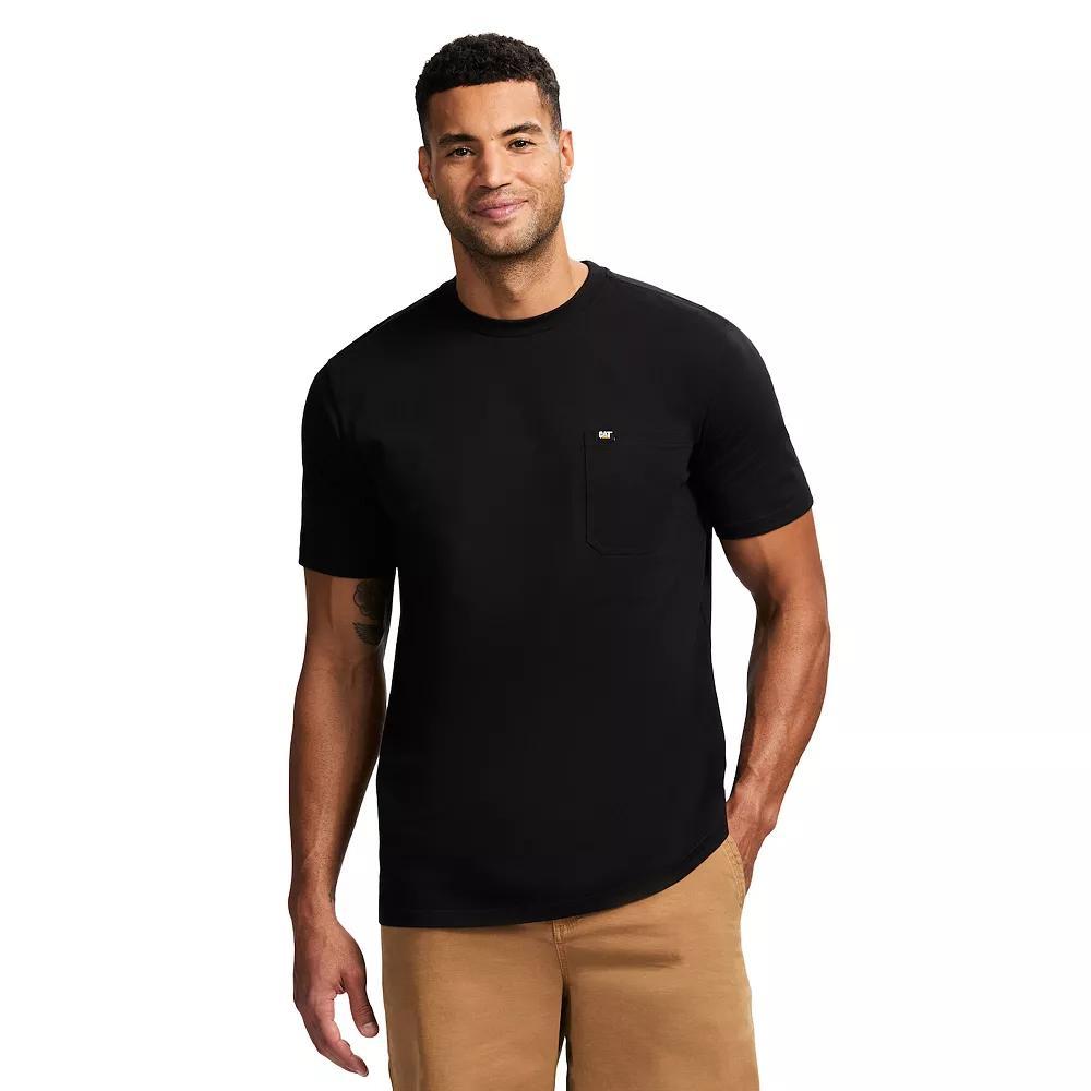 Men's Caterpillar Cat Logo Pocket Tee, Size: Large, Brown Product Image
