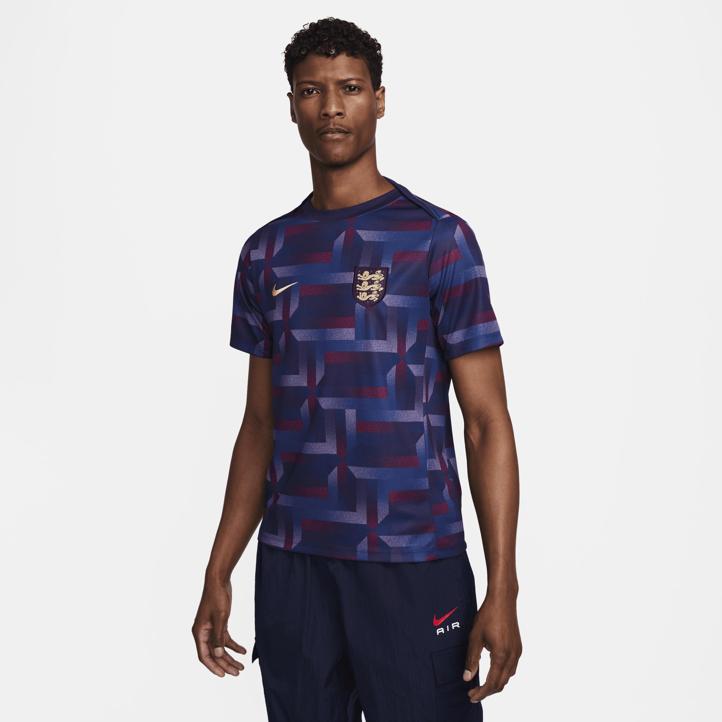 England Academy Pro Nike Mens Dri-FIT Soccer Pre-Match Short-Sleeve Top Product Image