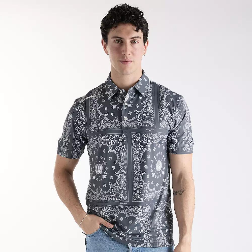 Mens SwingJuice Golf Bandana Polo Product Image