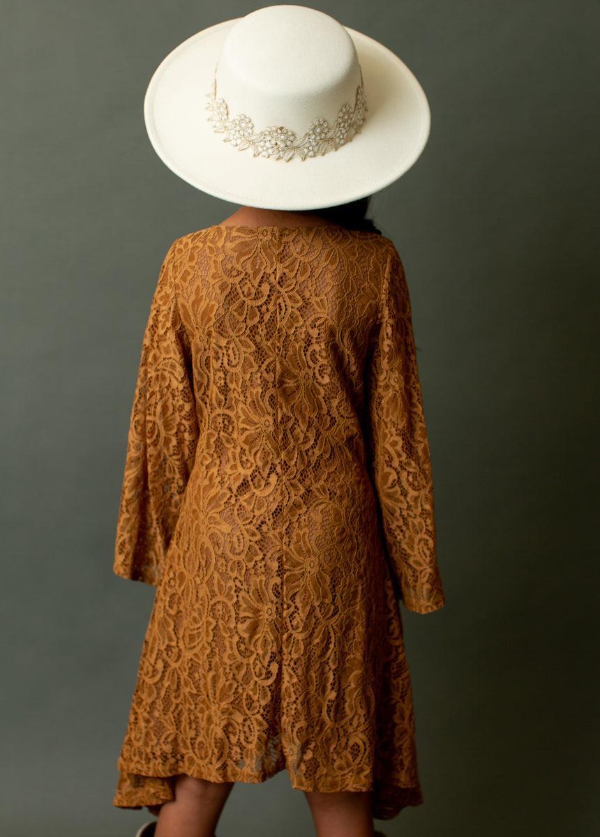 Gael Dress in Tarnished Gold Girls Product Image