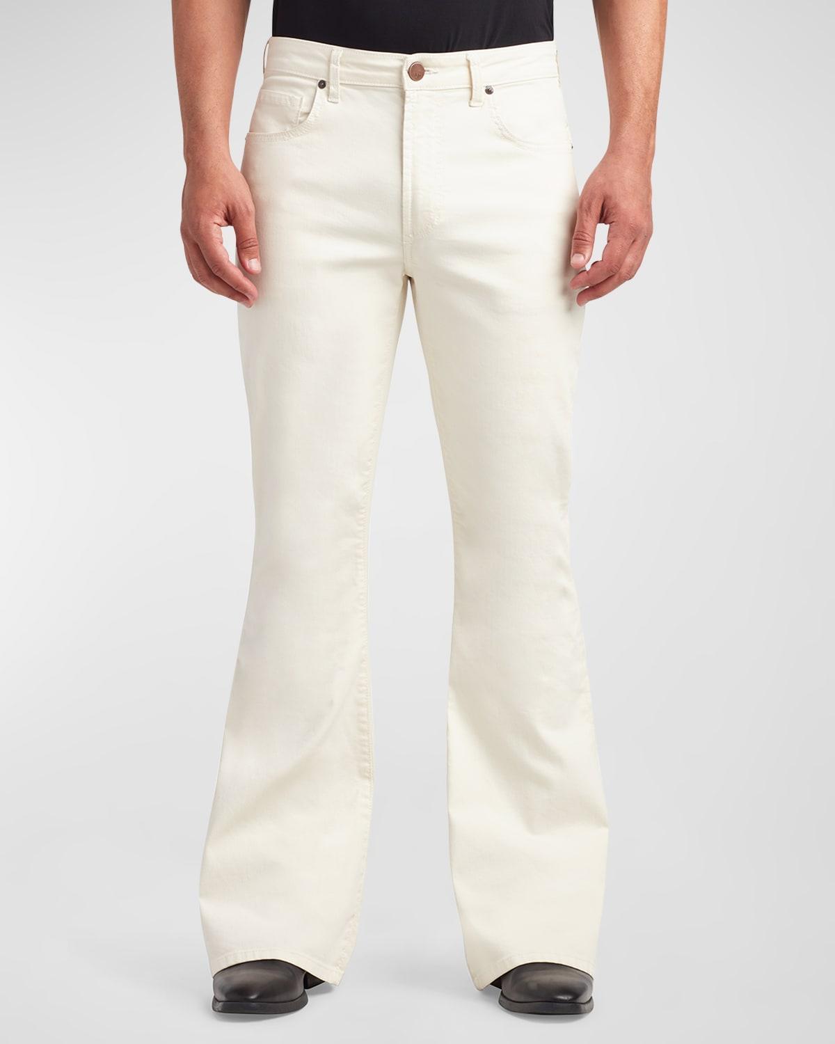 Men's Super Flare Vintage Blanc Jeans Product Image