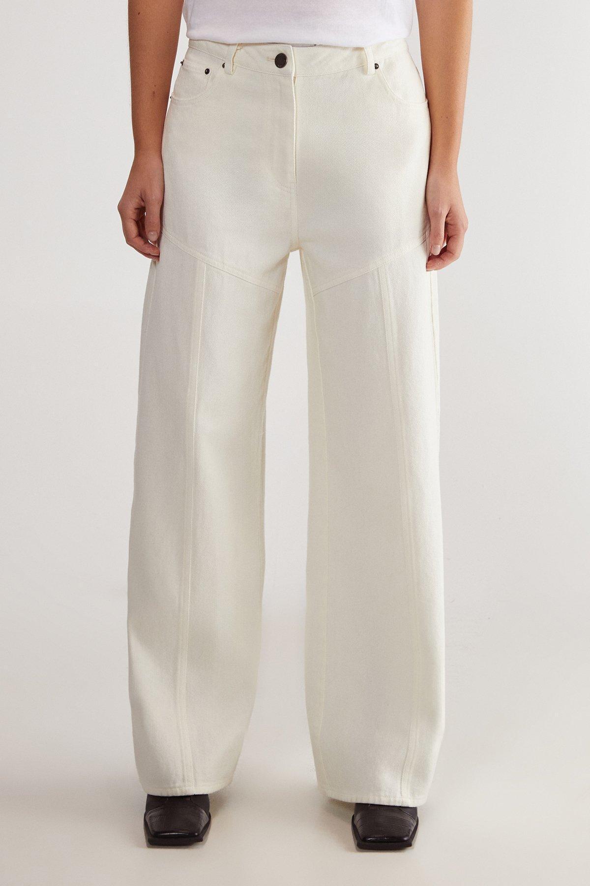 Denim Straight Leg Jeans Product Image