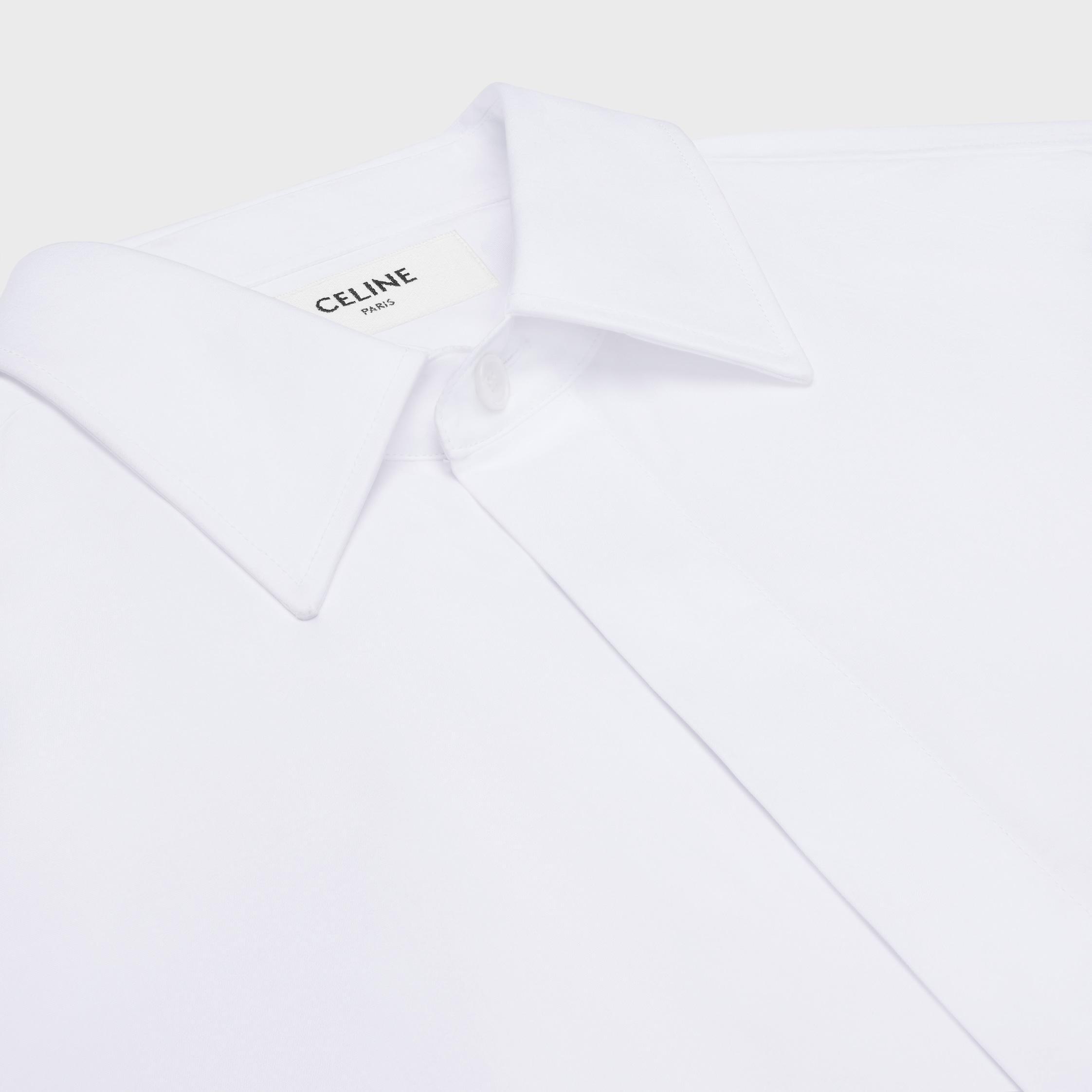 loose shirt in cotton poplin Product Image