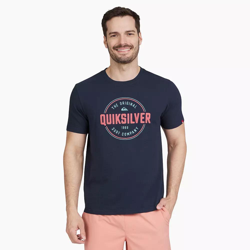 Men's Quiksilver Short Sleeve Graphic Tee, Size: XXL, Four Leaf Green Product Image