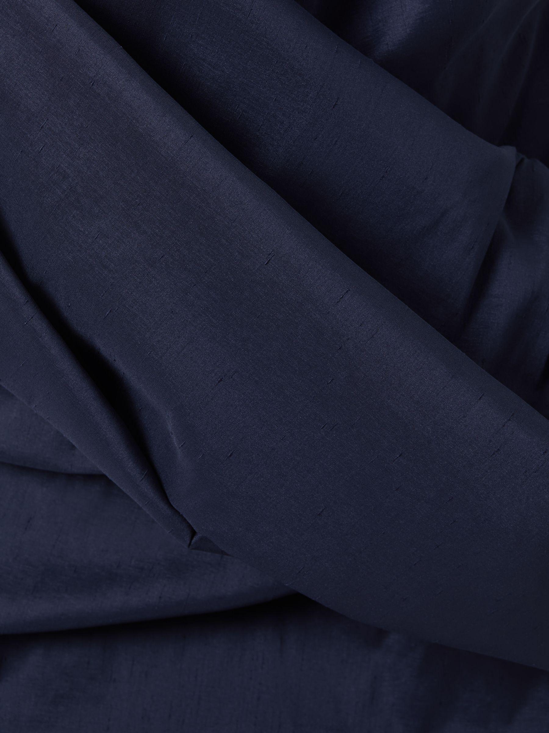 Rachel Gilbert One Sleeve Ruched Maxi Dress in Navy Product Image
