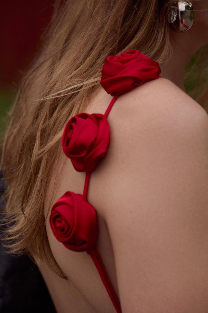 Orsa Mini Dress — Red Product Image
