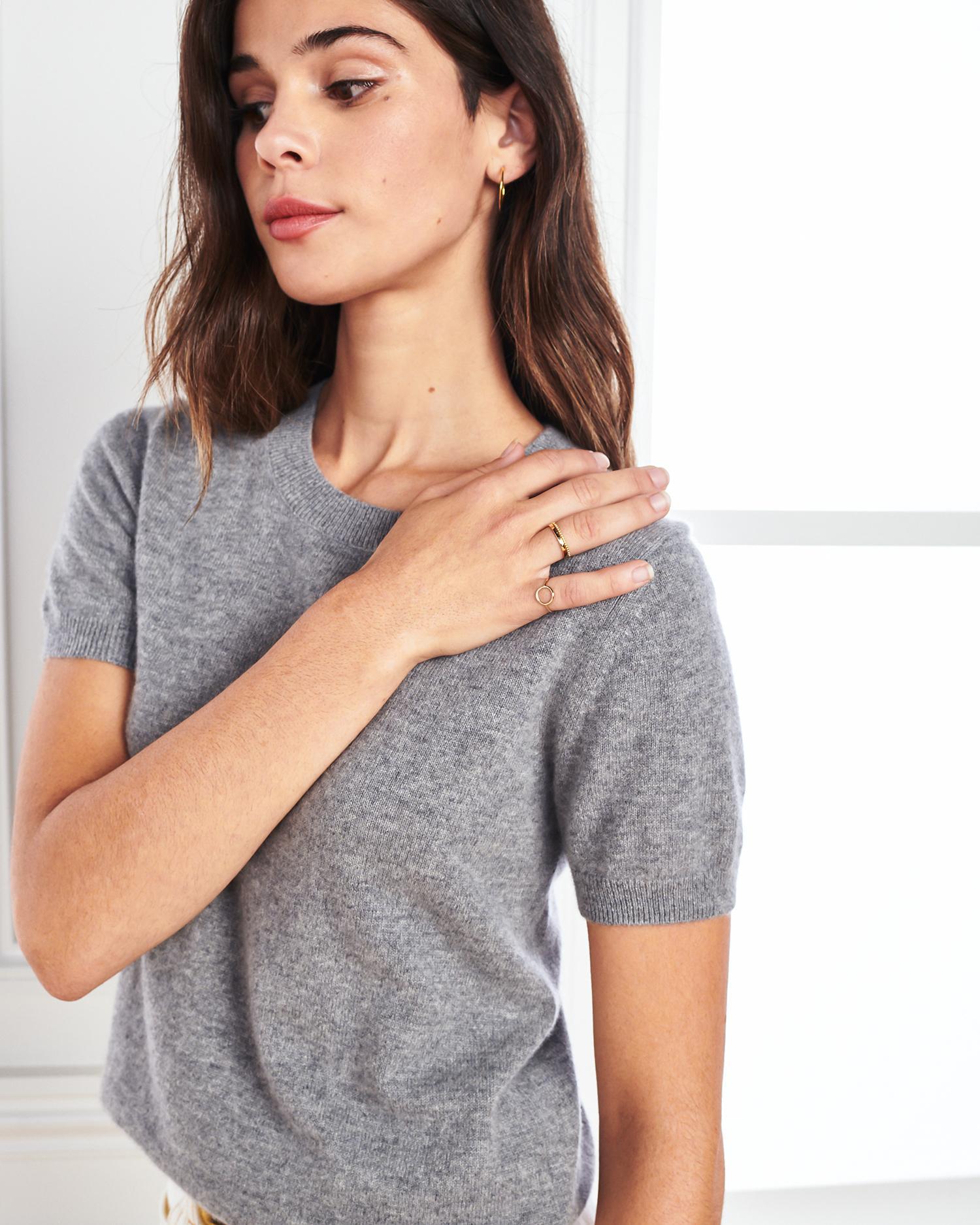 Quince | Women's Mongolian Cashmere T-Shirt Size XL Product Image