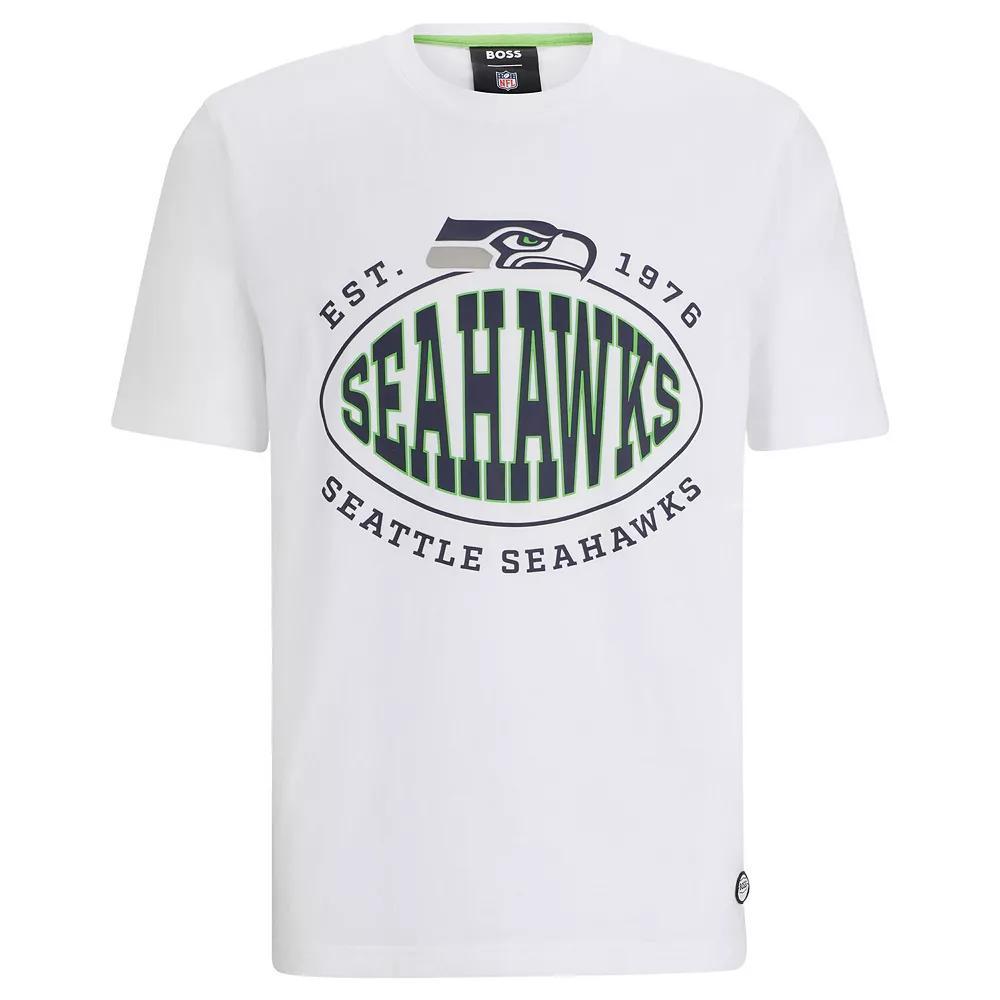 Men's BOSS X NFL  Navy New England Patriots Trap T-Shirt, Size: 2XL, Blue Product Image
