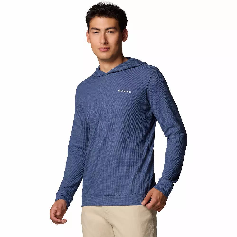 Men's Columbia Pitchstone Knit Hoodie, Size: Medium, Blue Product Image