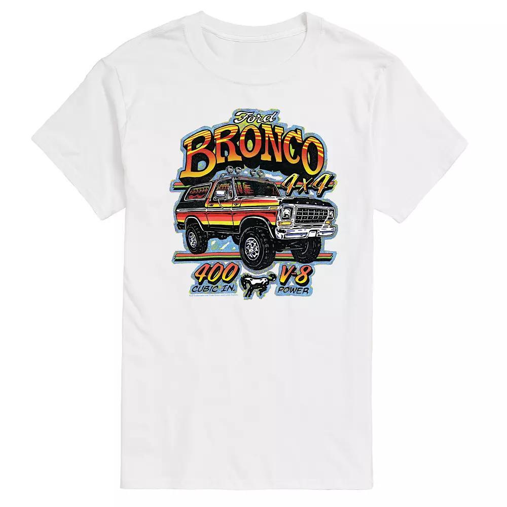 Big & Tall Ford Bronco V-8 Vintage Graphic Tee, Mens Product Image