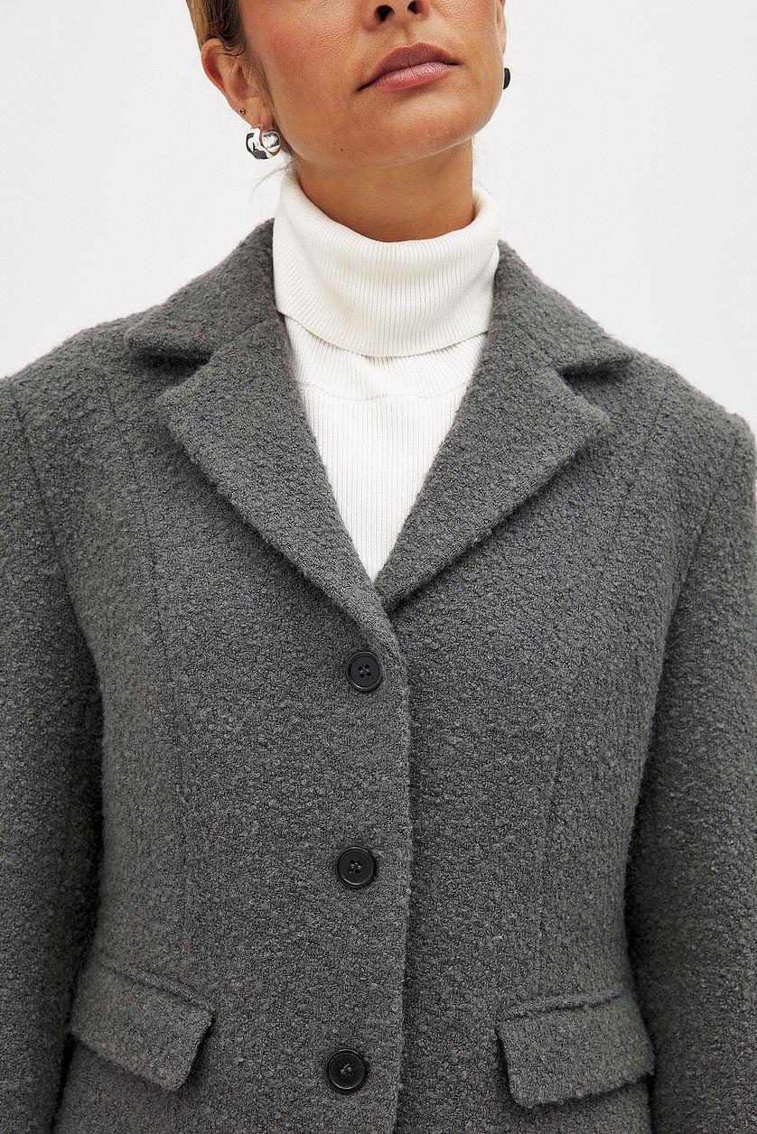 Wool Blend Short Blazer Product Image