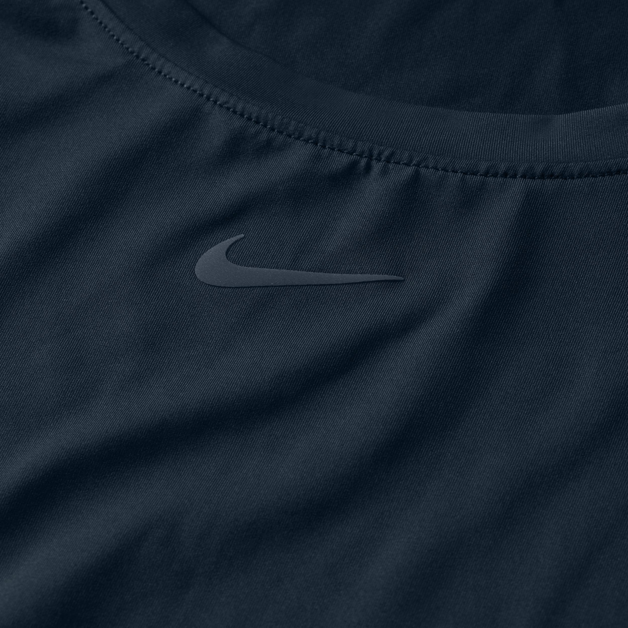 Women's Nike One Classic Dri-FIT Long Sleeve Top, Size: XXL, Armory Blue Product Image