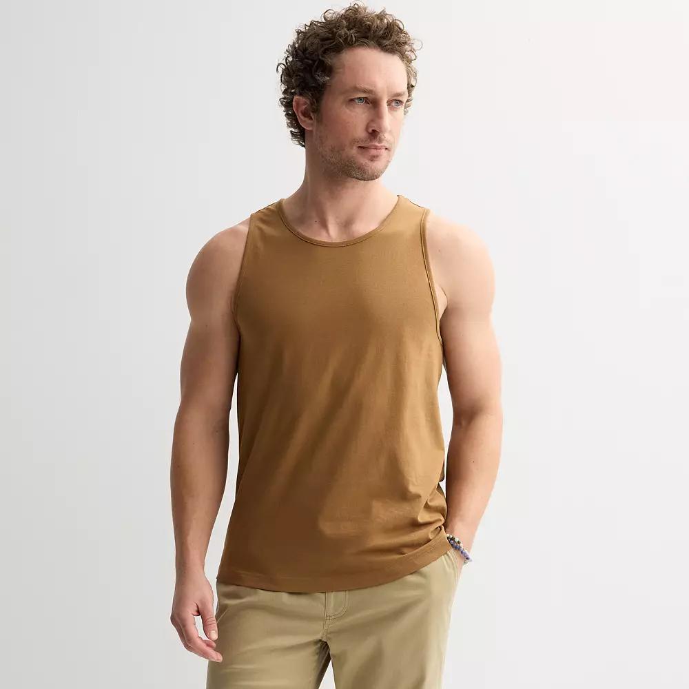 Men's Sonoma Goods For Life® Supersoft Tank Top, Size: Medium, White Product Image