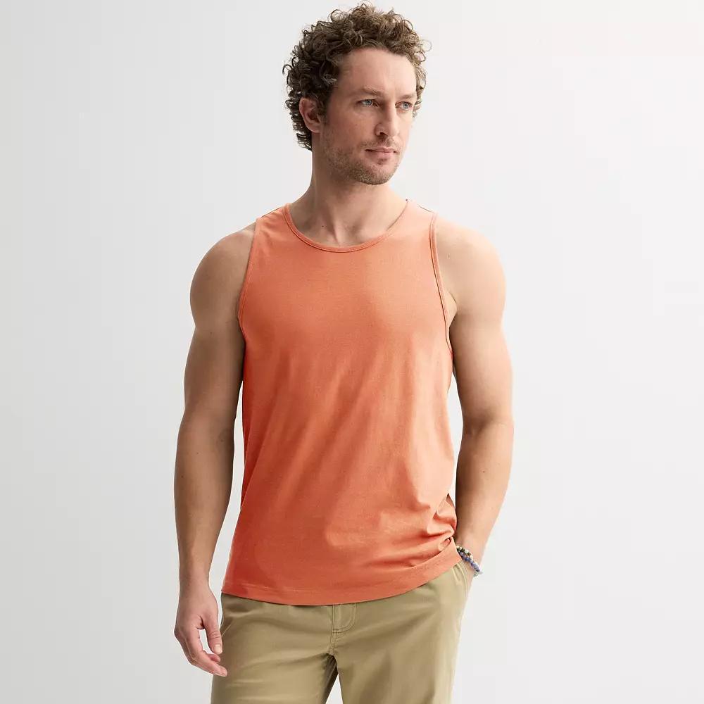 Men's Sonoma Goods For Life® Supersoft Tank Top, Size: Medium, White Product Image