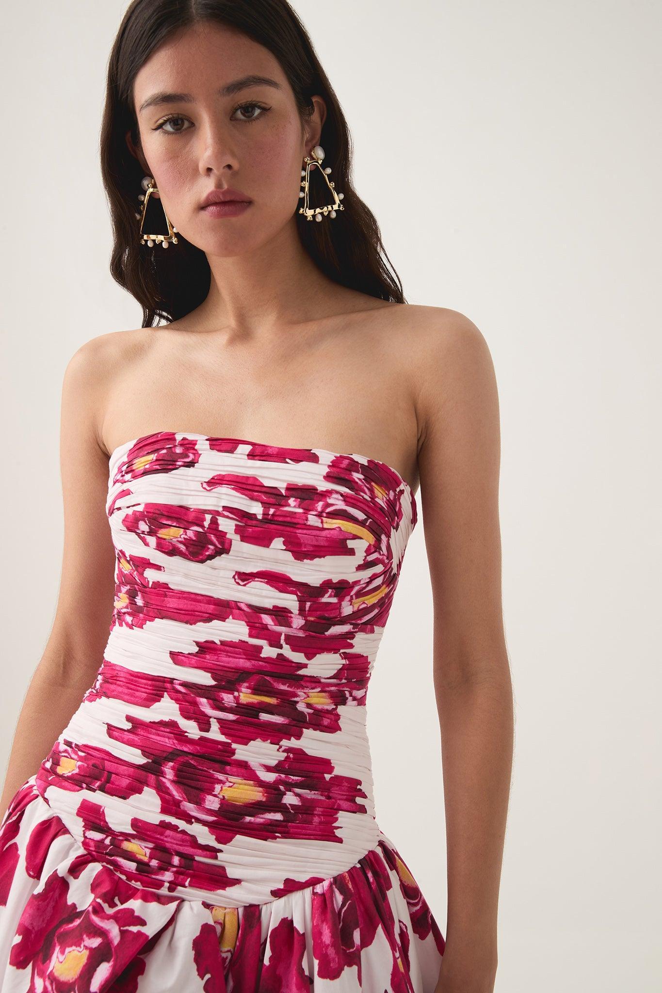 Telma Ruffle Mini Micro Dress Product Image