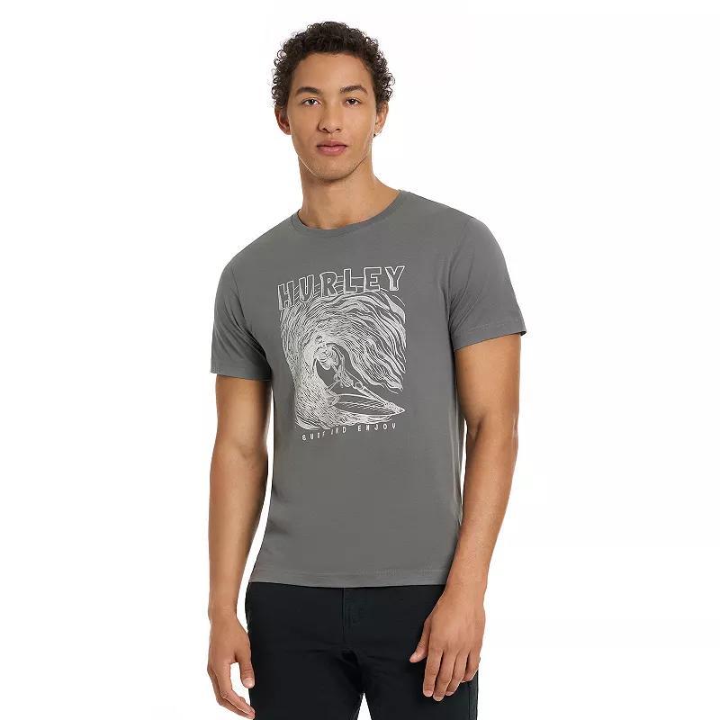 Men's Hurley Graphic Tee, Size: XL, Grey Grey Product Image