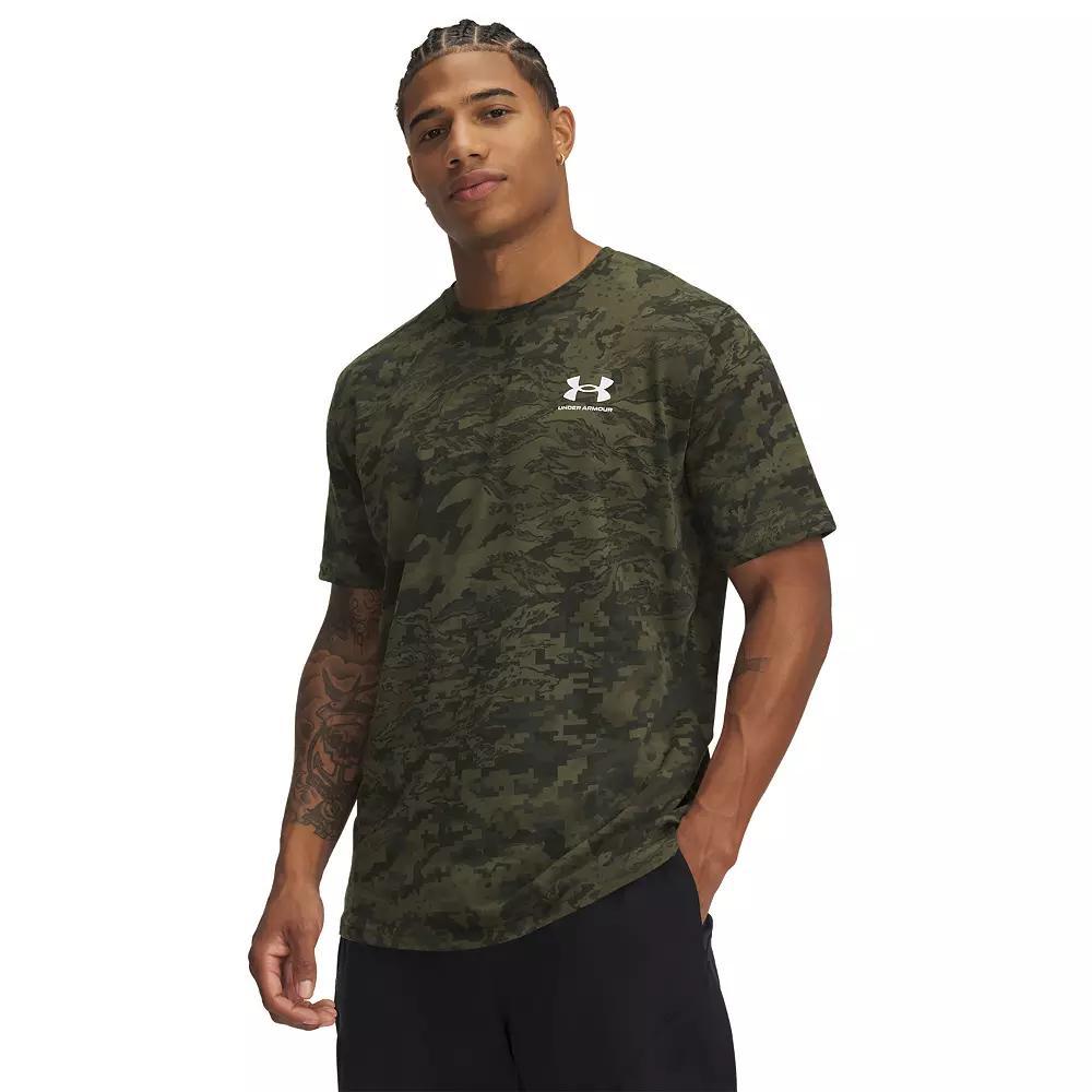 Big & Tall Under Armour Camo Tee, Men's, Size: 3XL Tall, Marine Od Green Product Image