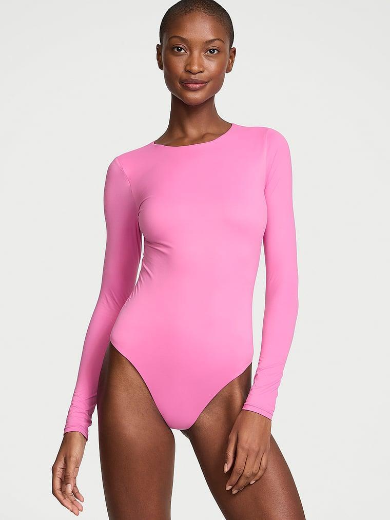 BODYWEAR by Victoria with FeatherSoft™ Innovation Long-Sleeve Bodysuit Product Image