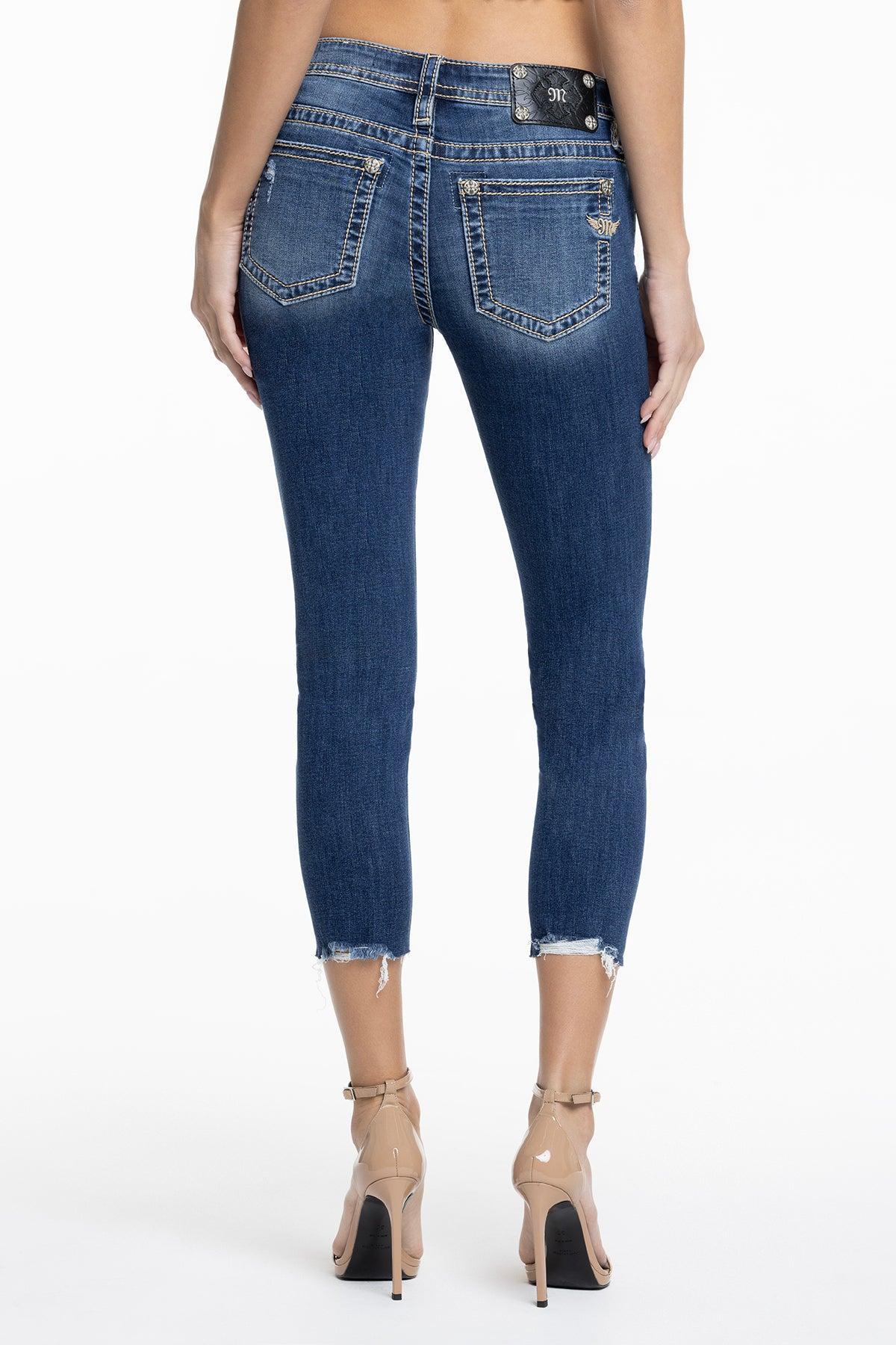 Noa Jane Cropped Skinny Jeans Product Image