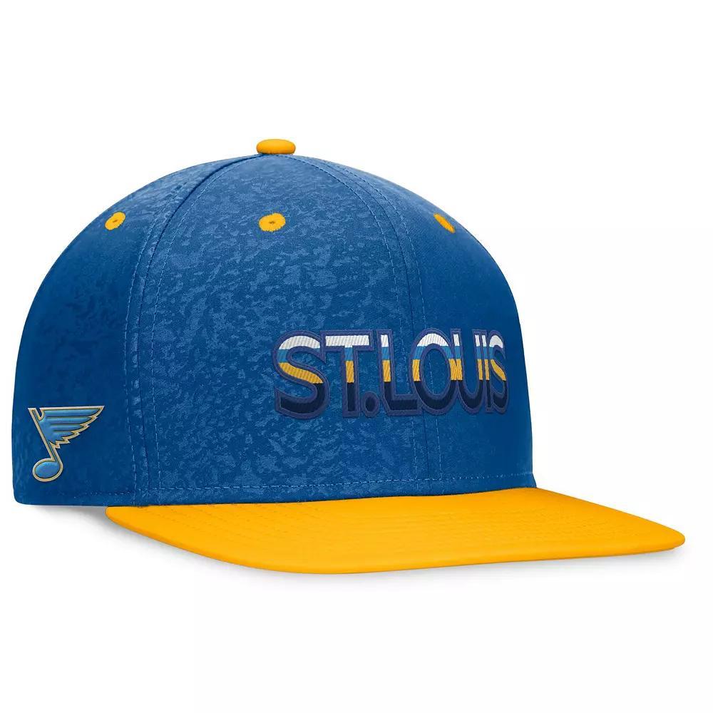 Men's Fanatics Branded Blue/Gold St. Louis Blues Authentic Pro Alternate Jersey Snapback Hat Product Image